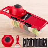 10-in-1 Vegetable Slicer for Kitchen – Multifunction Mandolin Cutter, Grater & Chopper
