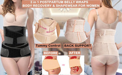 3-in-1 Postpartum Abdominal & Back Support Belt – Recovery & Pain Relief UAE