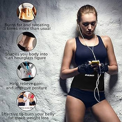 Boost your workouts and enhance your results with this high-performance sweat-inducing waist belt designed for men and women.