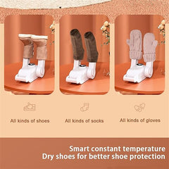 Electric Shoe Dryer & Deodorizer – Fast Drying for Shoes, Boots & Gloves