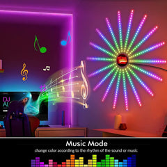 Smart Firework LED Lights – RGB App & Remote Controlled Decorative Lights