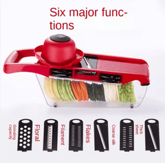 10-in-1 Vegetable Slicer for Kitchen – Multifunction Mandolin Cutter, Grater & Chopper