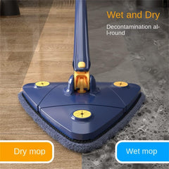 Effortless Cleaning with the 360° Rotating Adjustable Mop