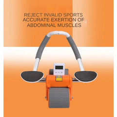 Strengthen Your Core with the Auto Rebound Abs Wheel