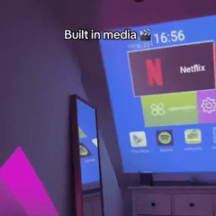 Phone Projector & 200'' Giant Screen – 4K Android 11 LED Projector